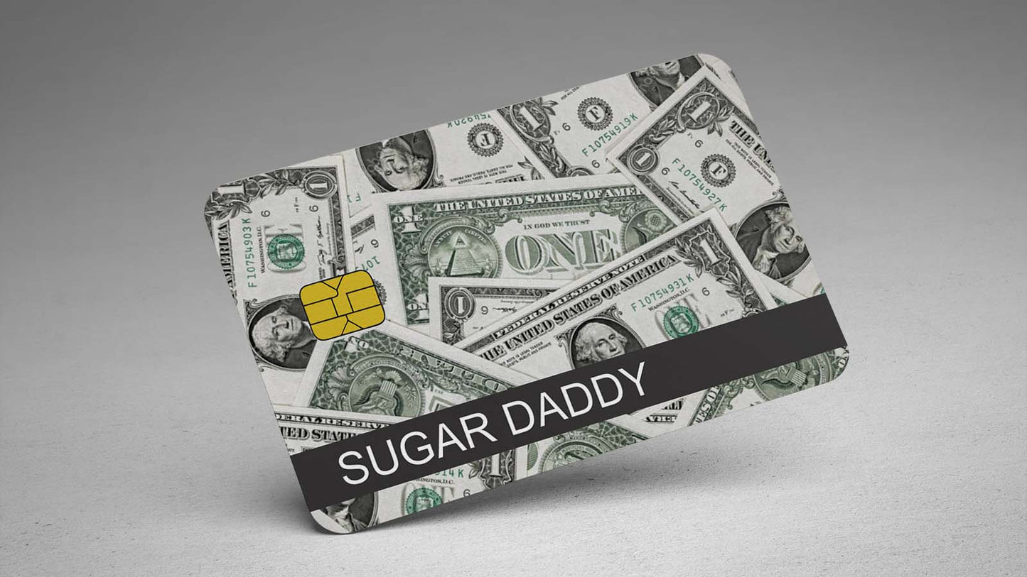 Sugar Daddy Card Sticker